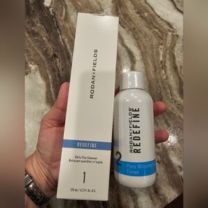 Rodan Fields Redefine Daily Cleanser Toner - Step 1  & Step 2 125mL/4.2oz Sealed